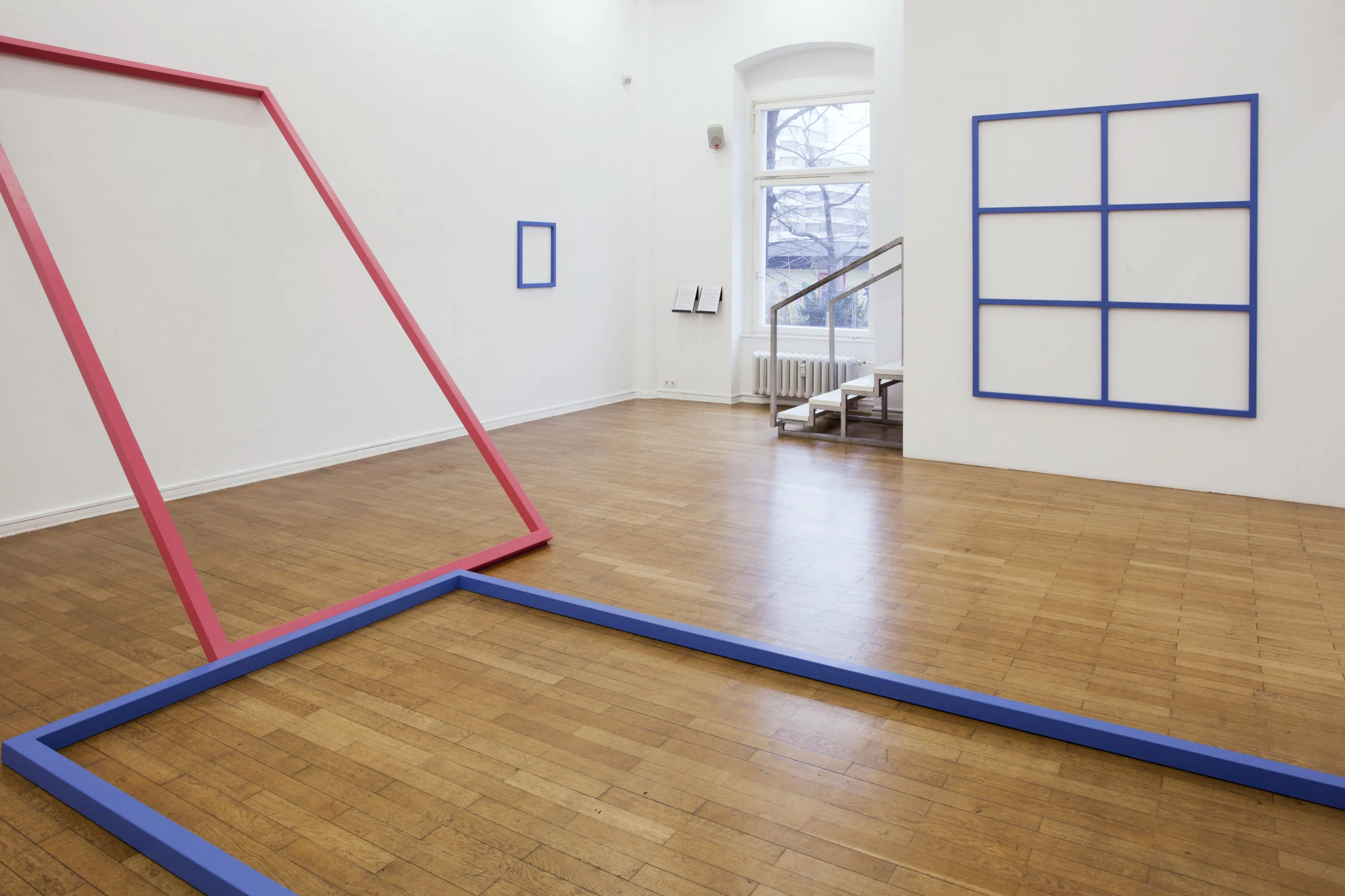 3DPLUS // installation view 2017 // various sizes steel and varnish Meisterschülerpreis @ Haus am Lützowplatz