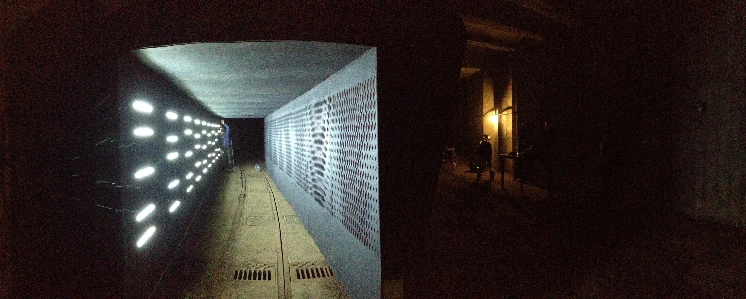 ...light, tunnel, action.