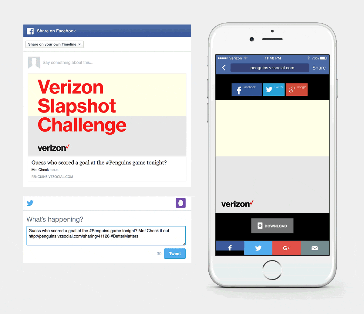 Social media component
