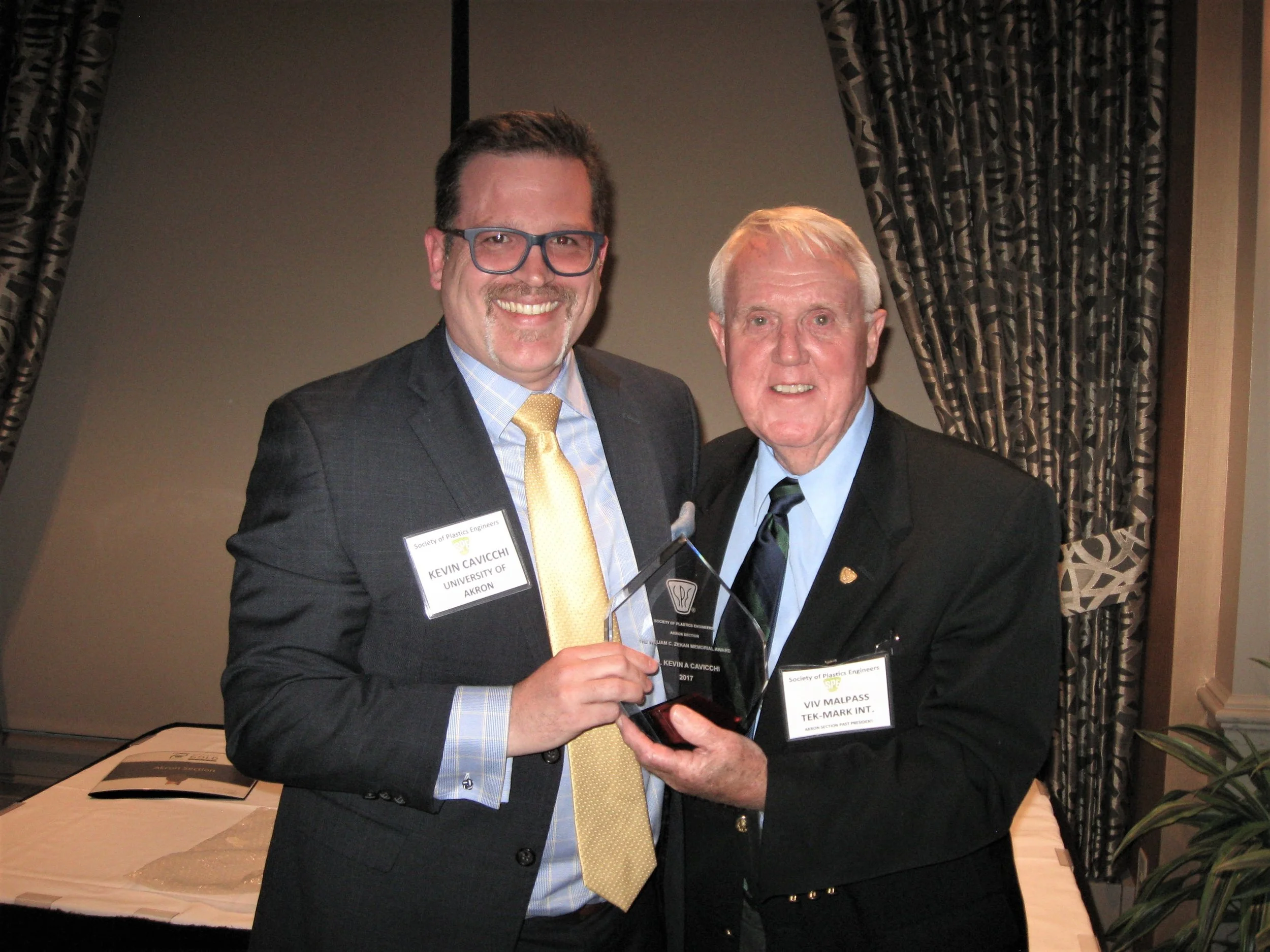 Zekan Memorial Winner - Dr Kevin Cavicchi