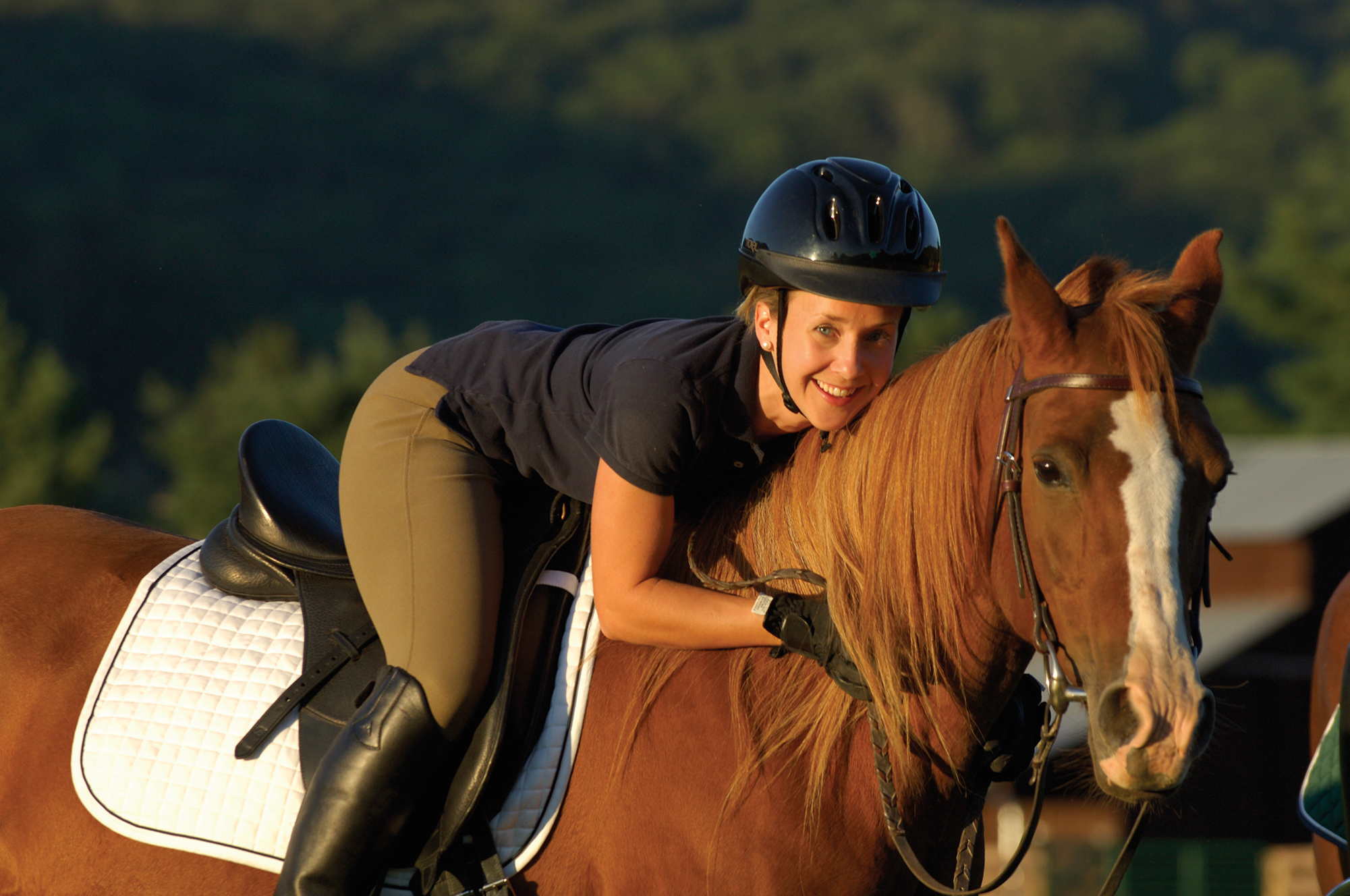  The stables at CRC feature an outdoor ring perfect for riding in. 