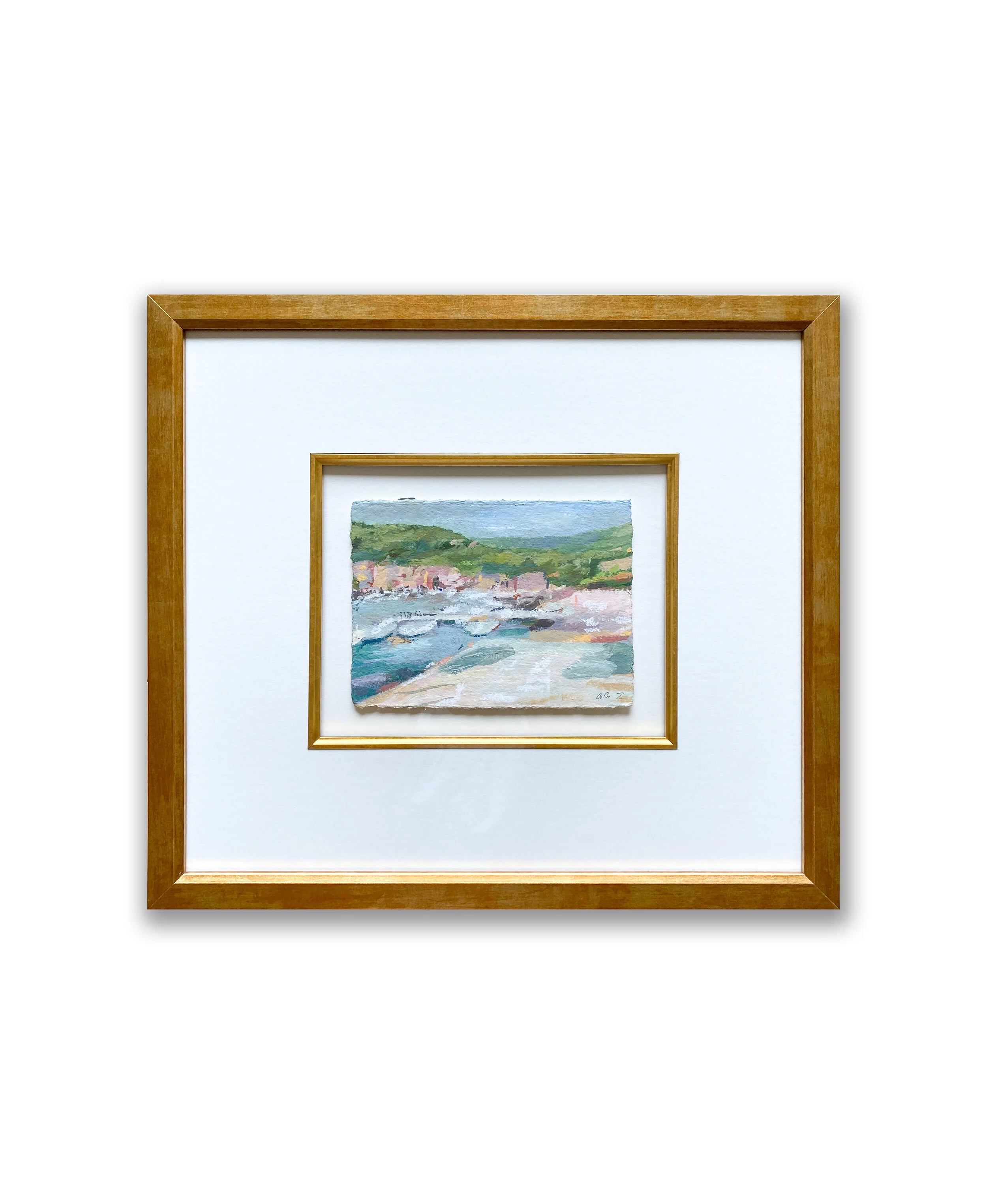 Framed Example Abstract Painting in Landscape Series by CoCo Zentner-.jpg