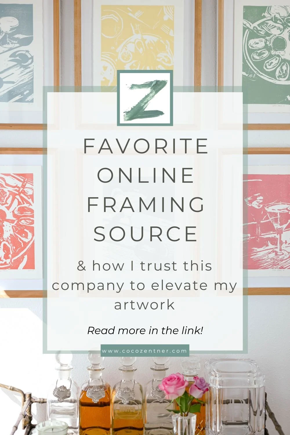 Favorite Online Framing Source Framebridge & CoCo Zentner Art Framing