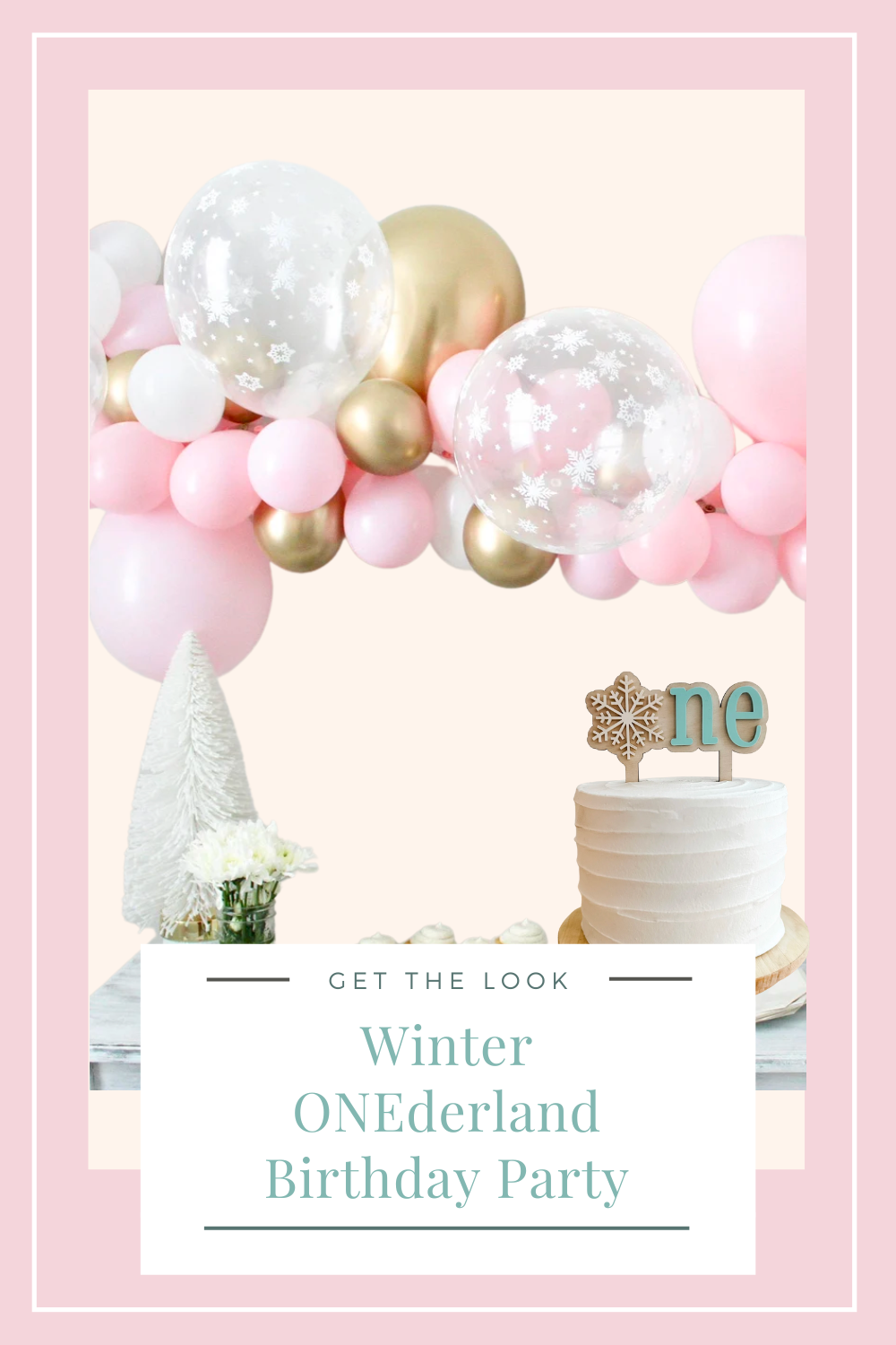 Winter Wonderland First Birthday Party
