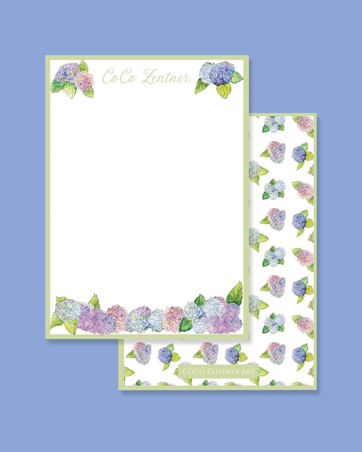 Hydrangea Stationery - Customized