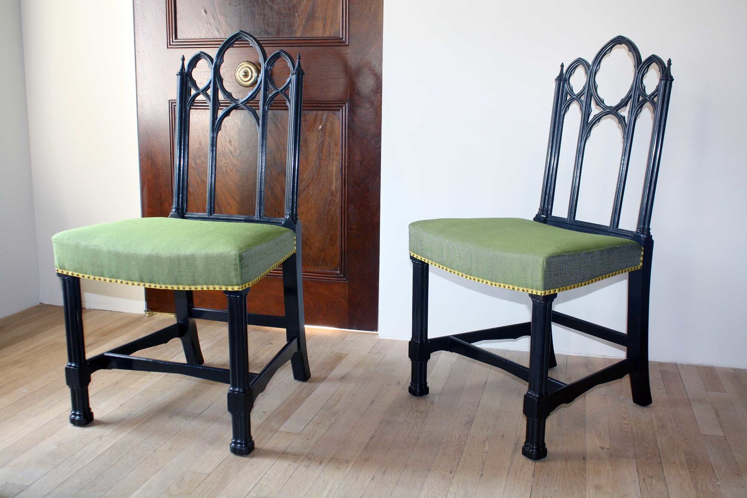 Pair of Italian Rococo Painted Side Chairs — Gerald Bland
