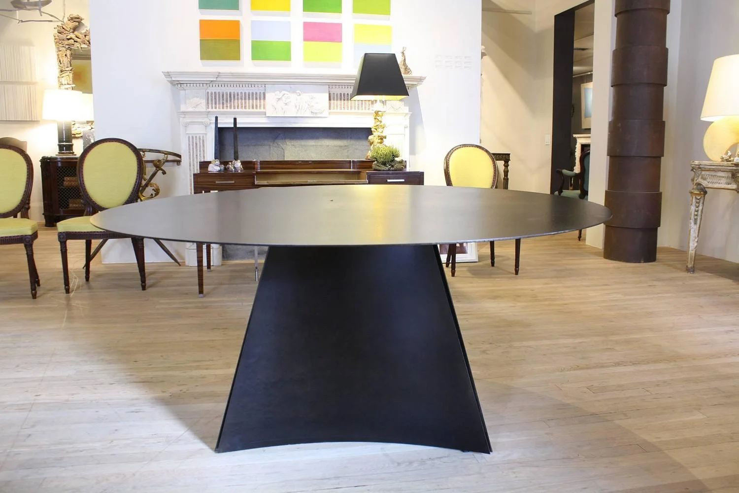 Circular Steel Center Table
