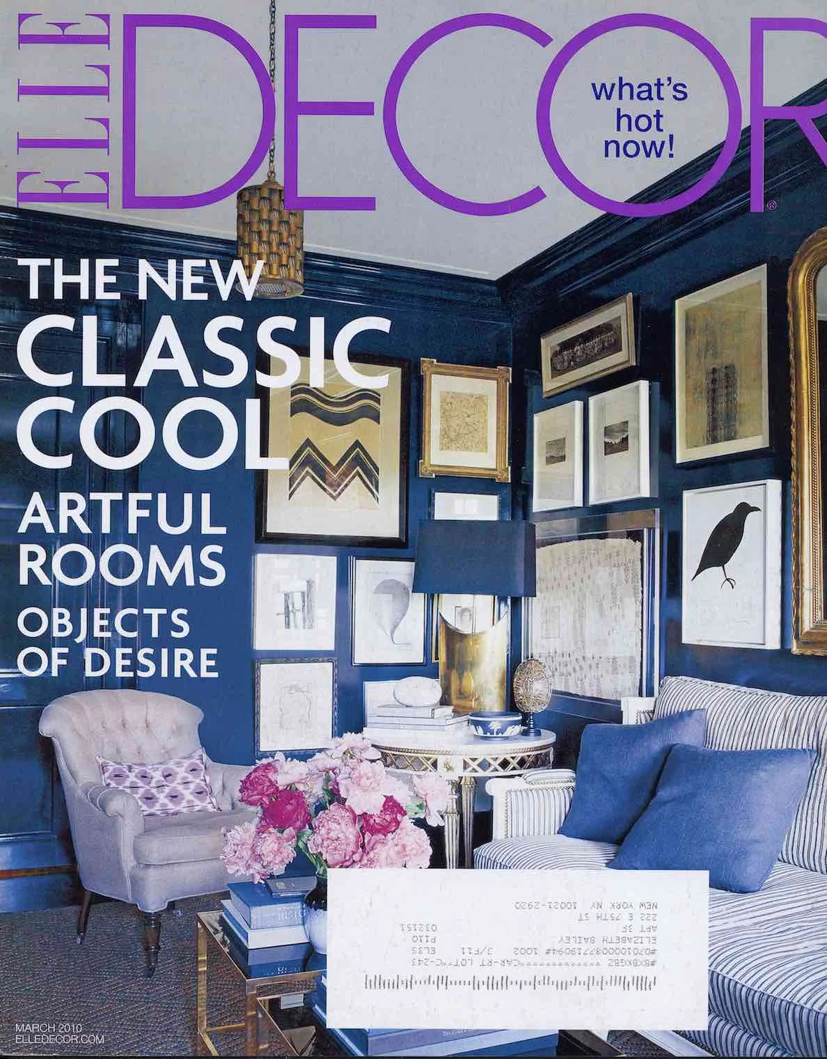 Elle Decor March 2010: Artful Approach