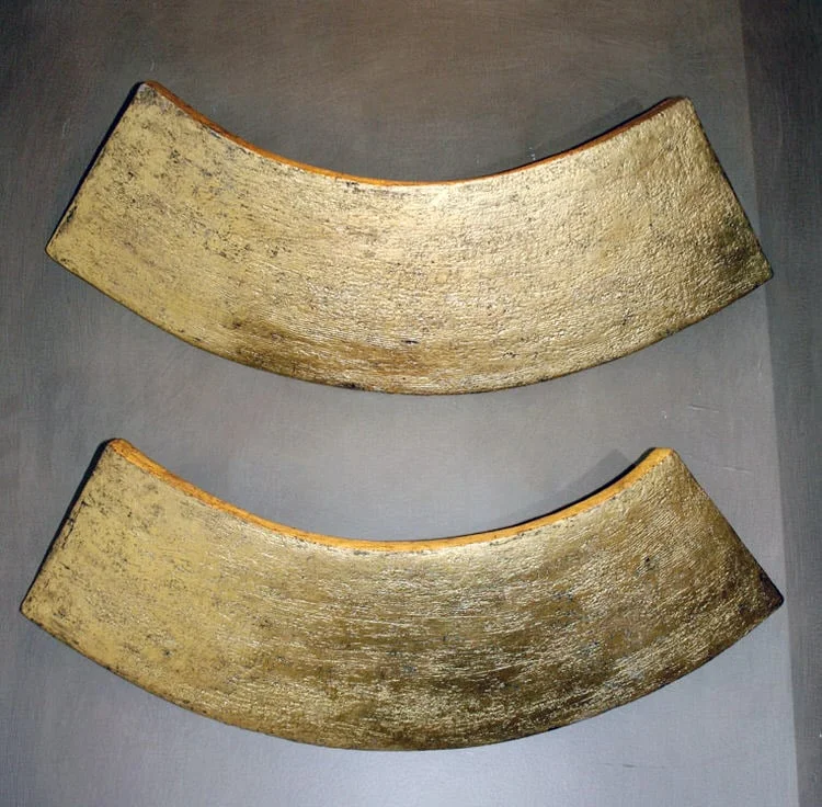 Gilded Ceramic Wall Lights