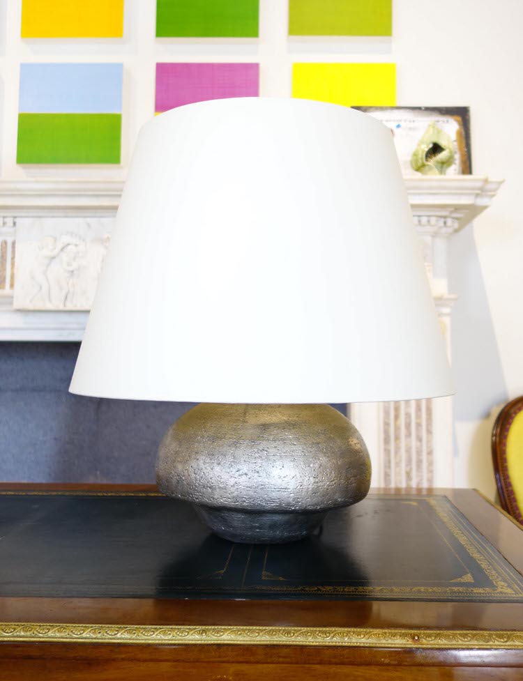 Ceramic Chestnut Lamp