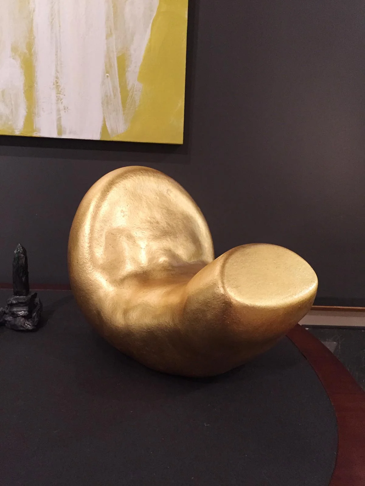 Gilded Ceramic Torso