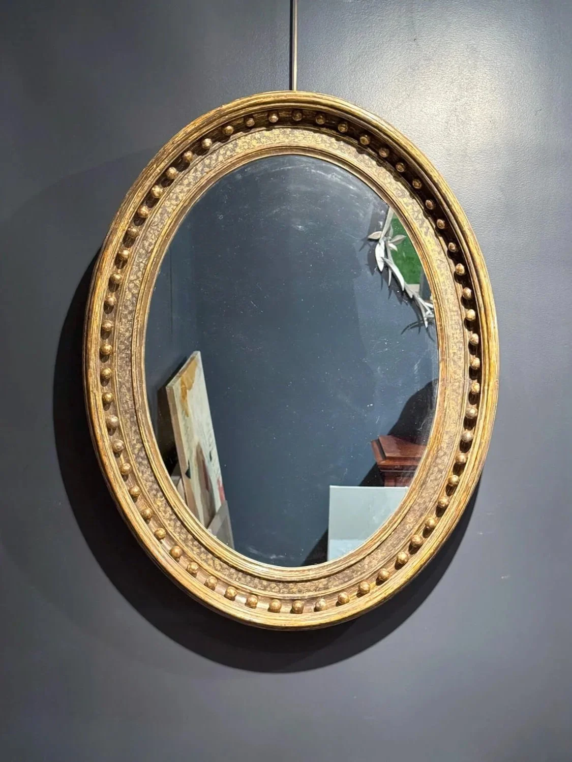 Regency Oval Giltwood Mirror