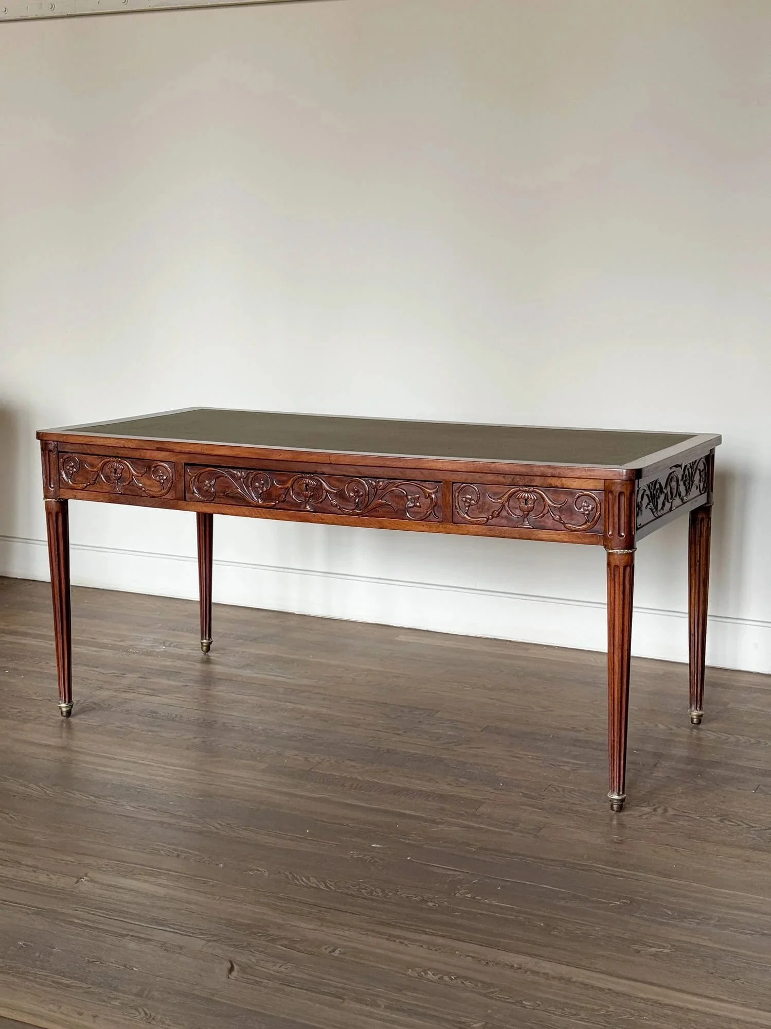 Louis XVI Walnut Bureau Plat