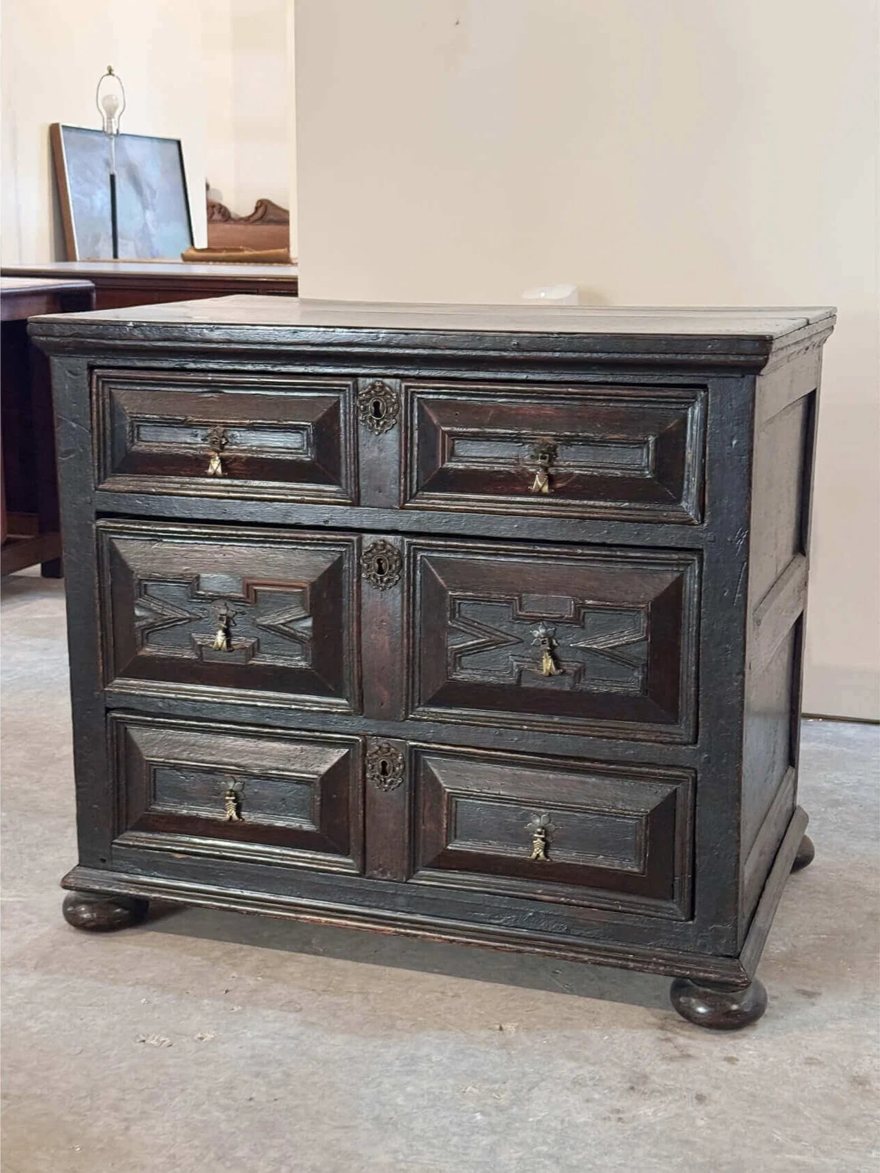 William and Mary Oak Chest