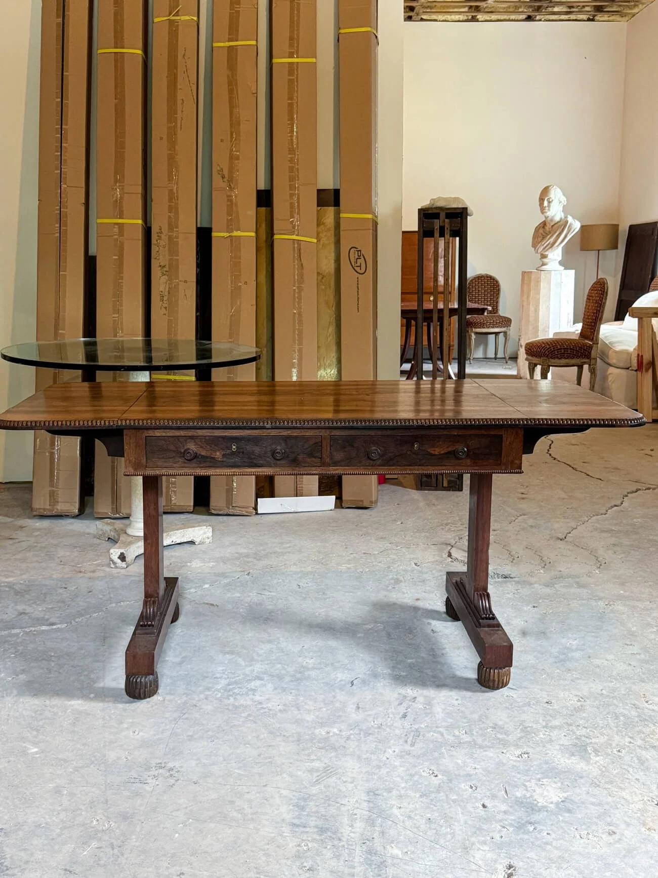 Regency Rosewood Sofa Table