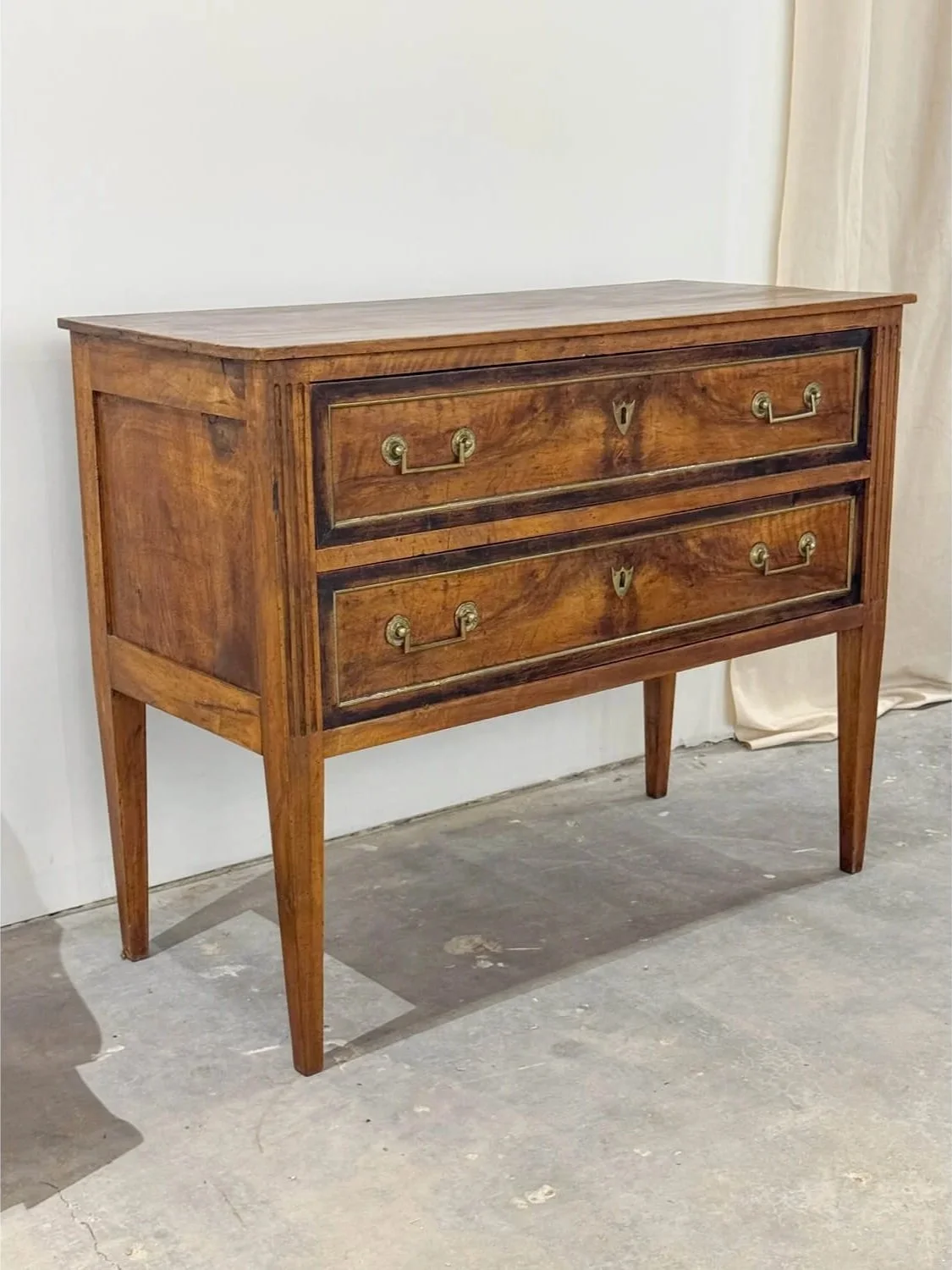 Neoclassical Walnut Commode