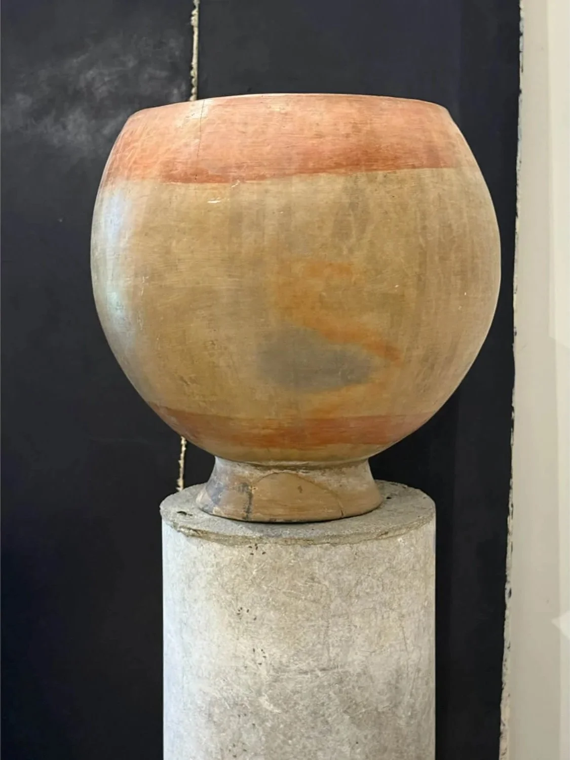 Terracotta Polychrome Urn
