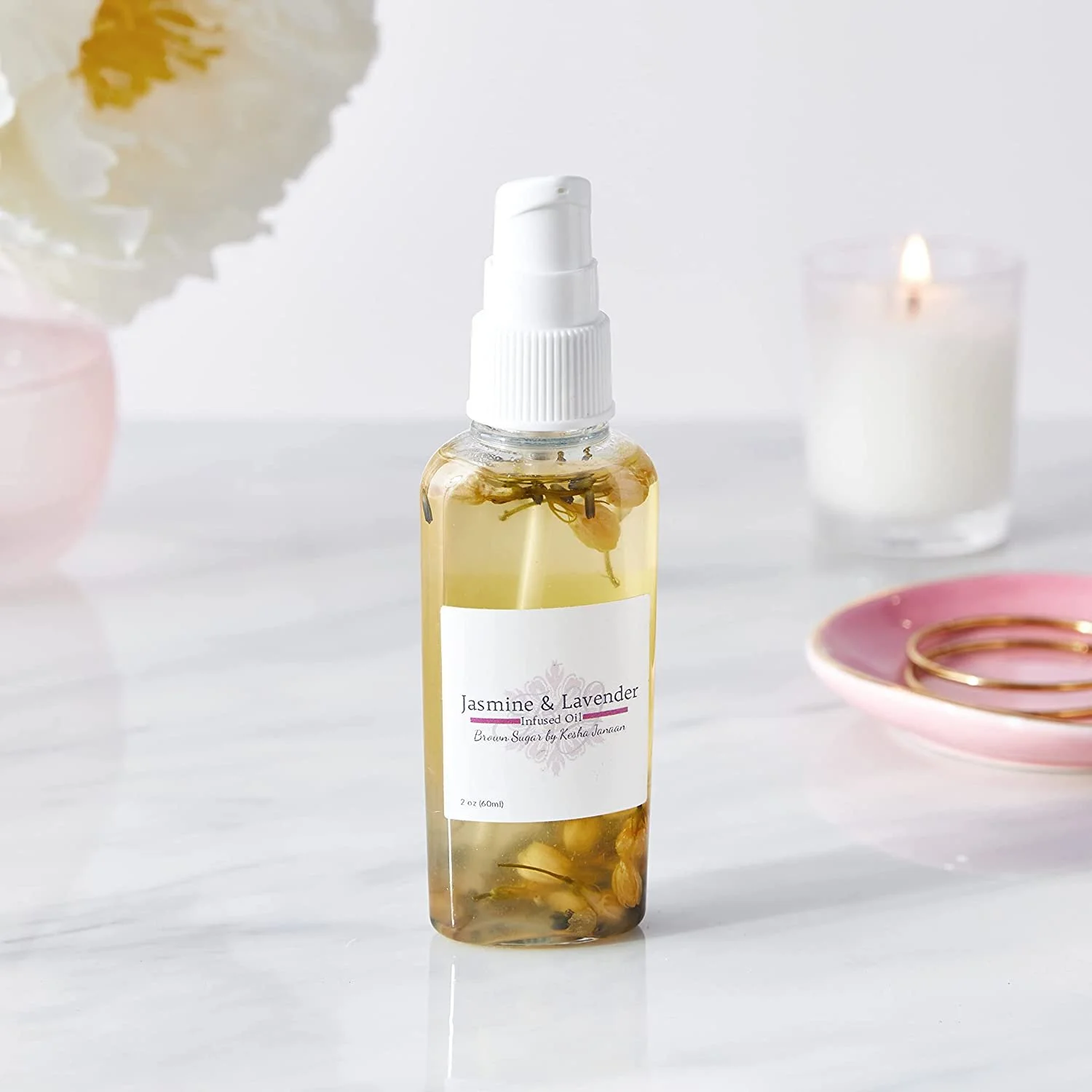 Jasmine & Lavender Infused Hair and Body Oil