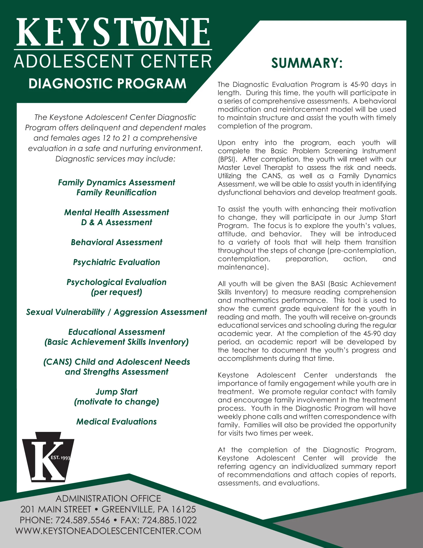 Diagnostic Program