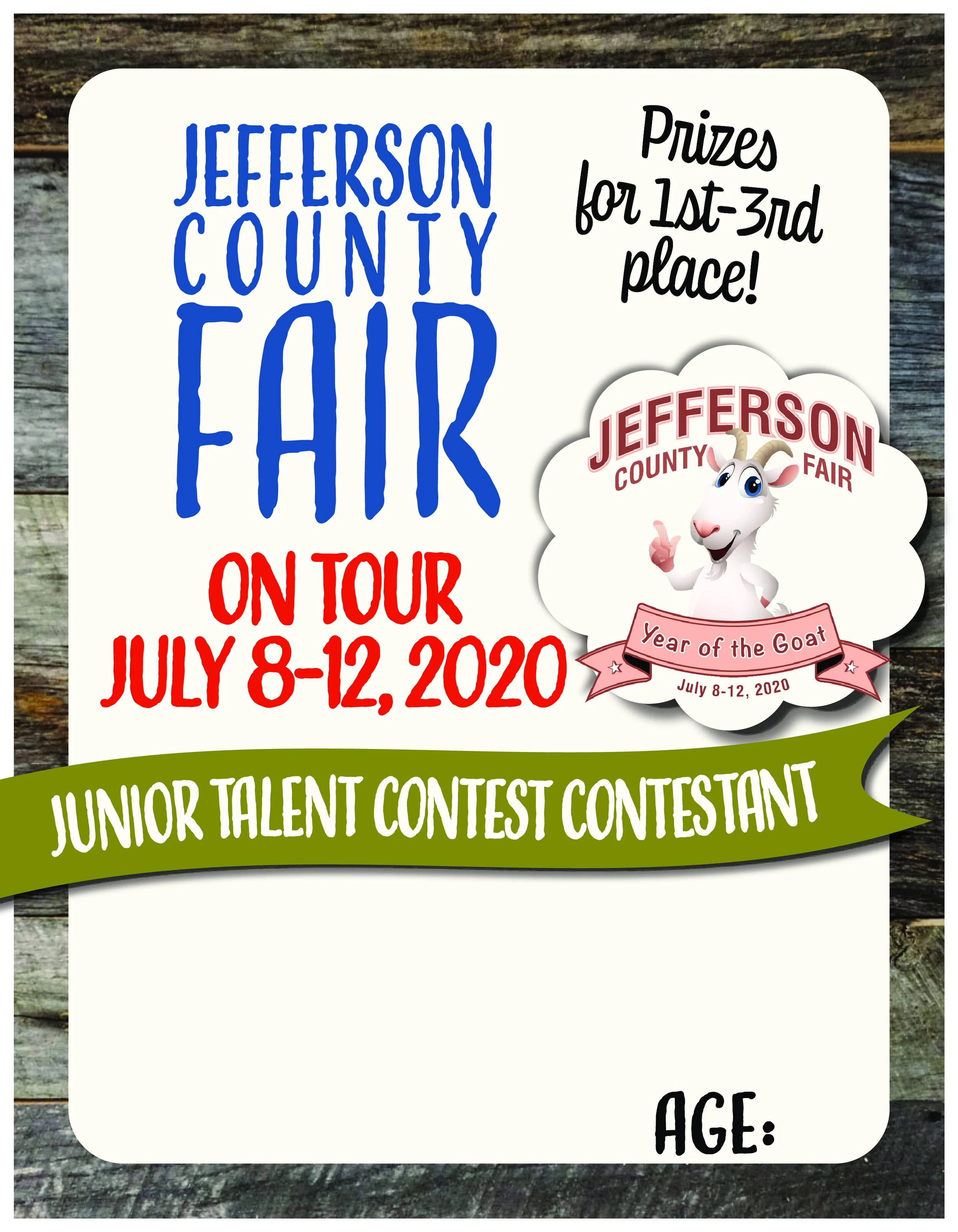 Jefferson County Fair - Jr Amateur Talent Contest