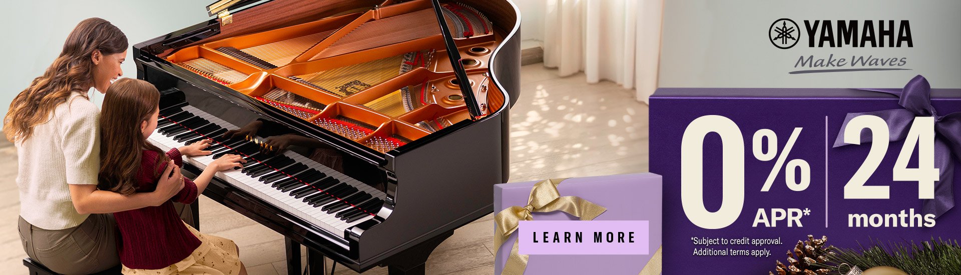 Yamaha Clavinova Special Financing Thru 1/4/2027.