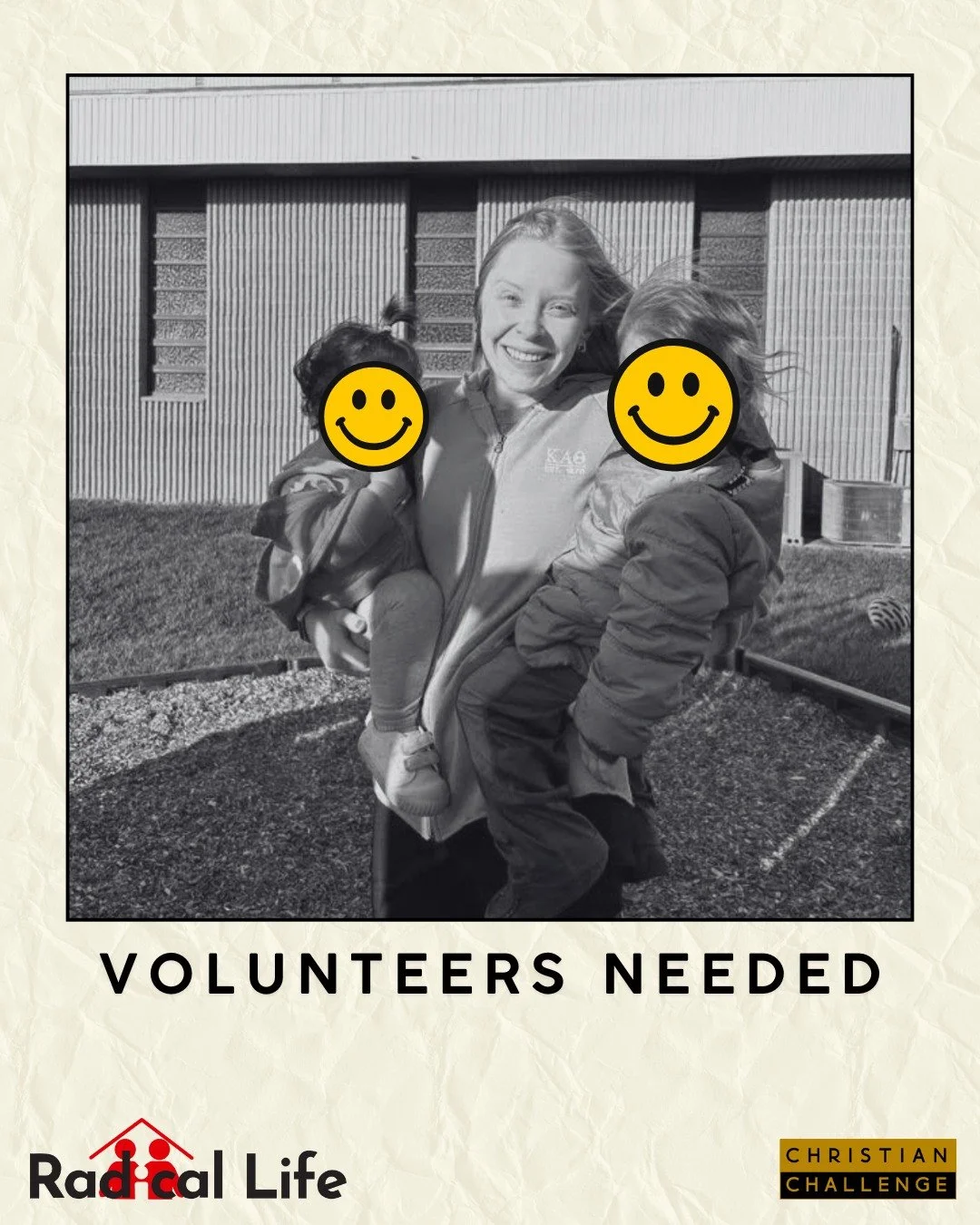 Free on Monday nights? Radical Life exists to help strengthen families and keep kids out of foster care. They host classes for families on Monday night and are looking for volunteers for childcare. Here are the details!

6:10-7:45pm
Dinner is provide