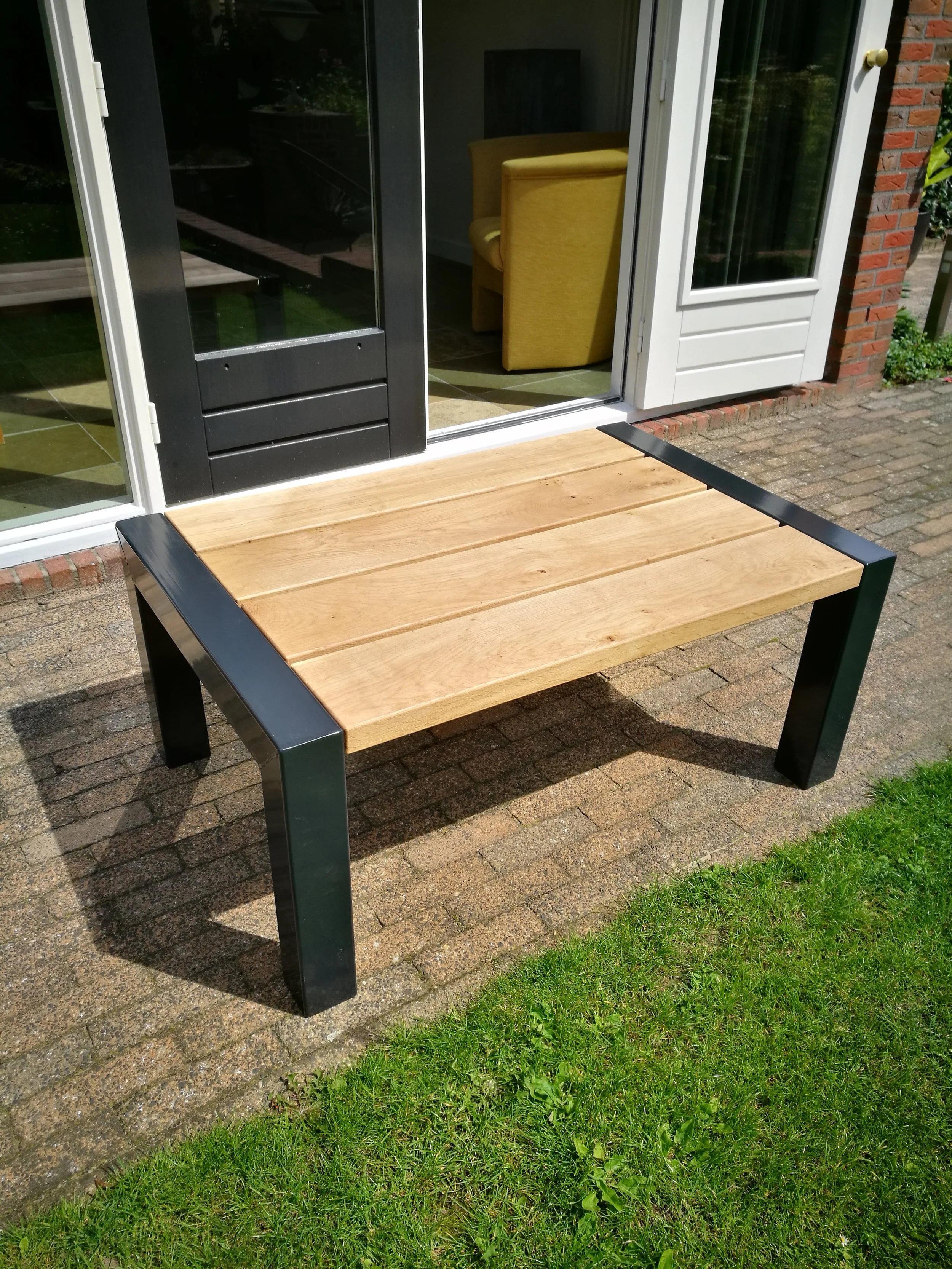 Staal eiken tafel