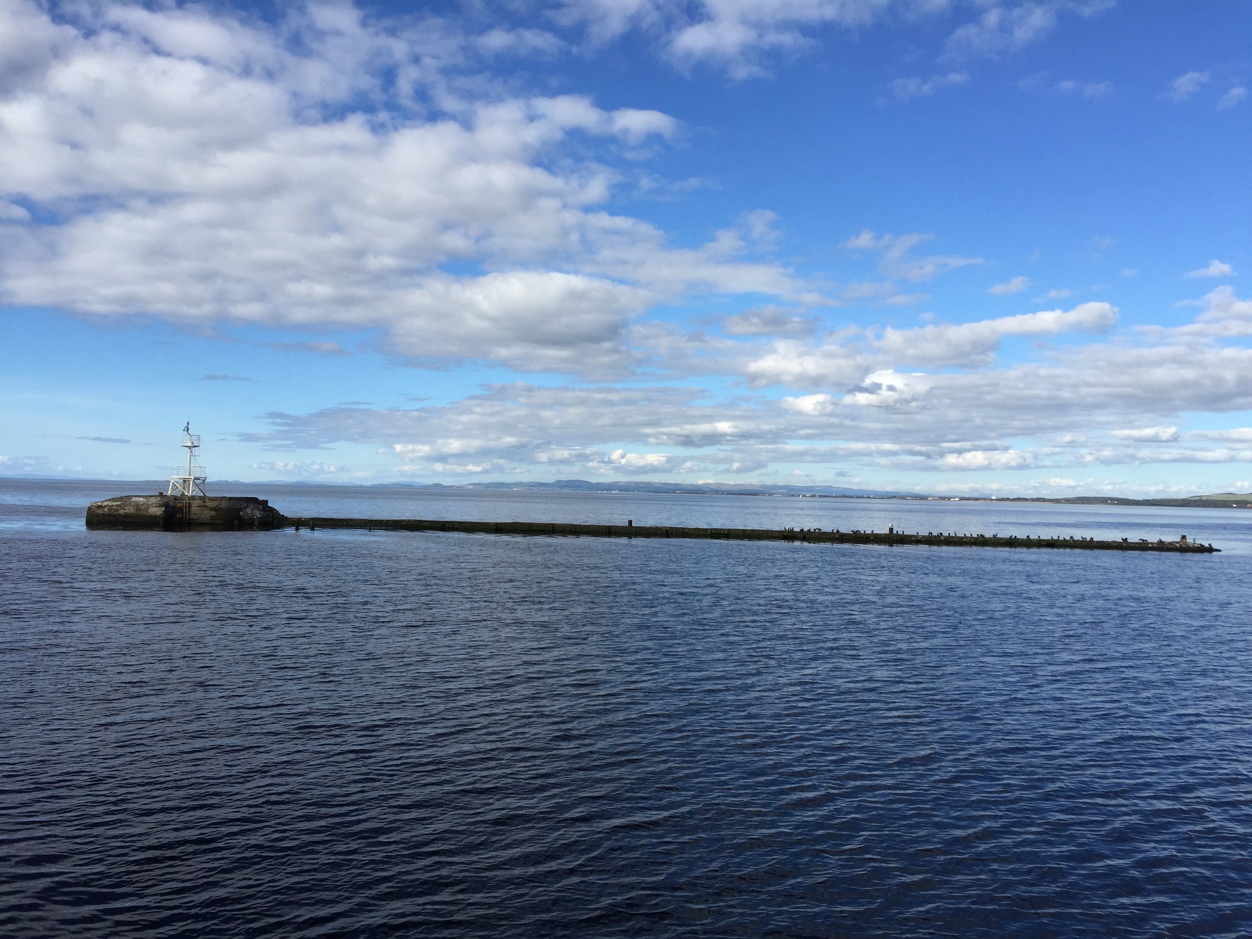 Looking North from Ayr harbour
