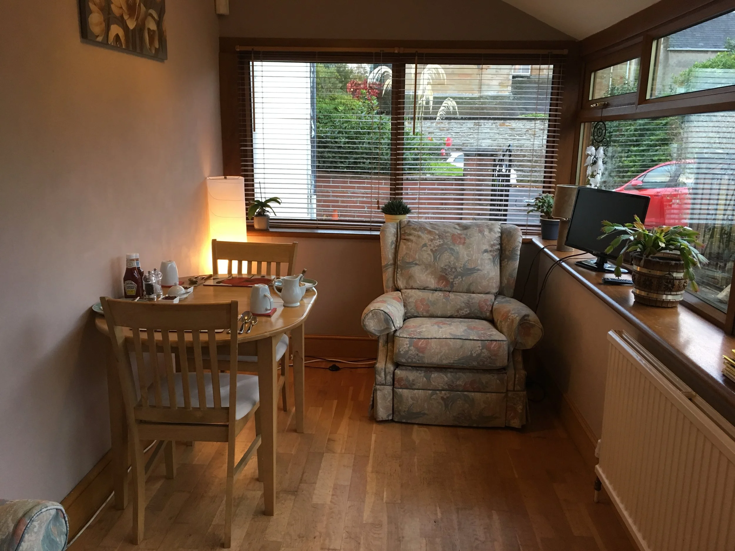 Enjoy a home cooked breakfast in our breakfast room at Blackburn Villa B&B, Ayr