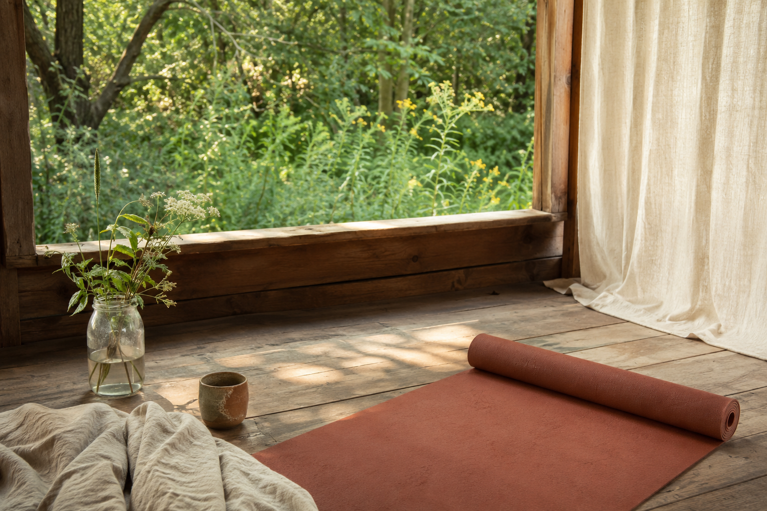 August Morning Yoga: Begin Gently