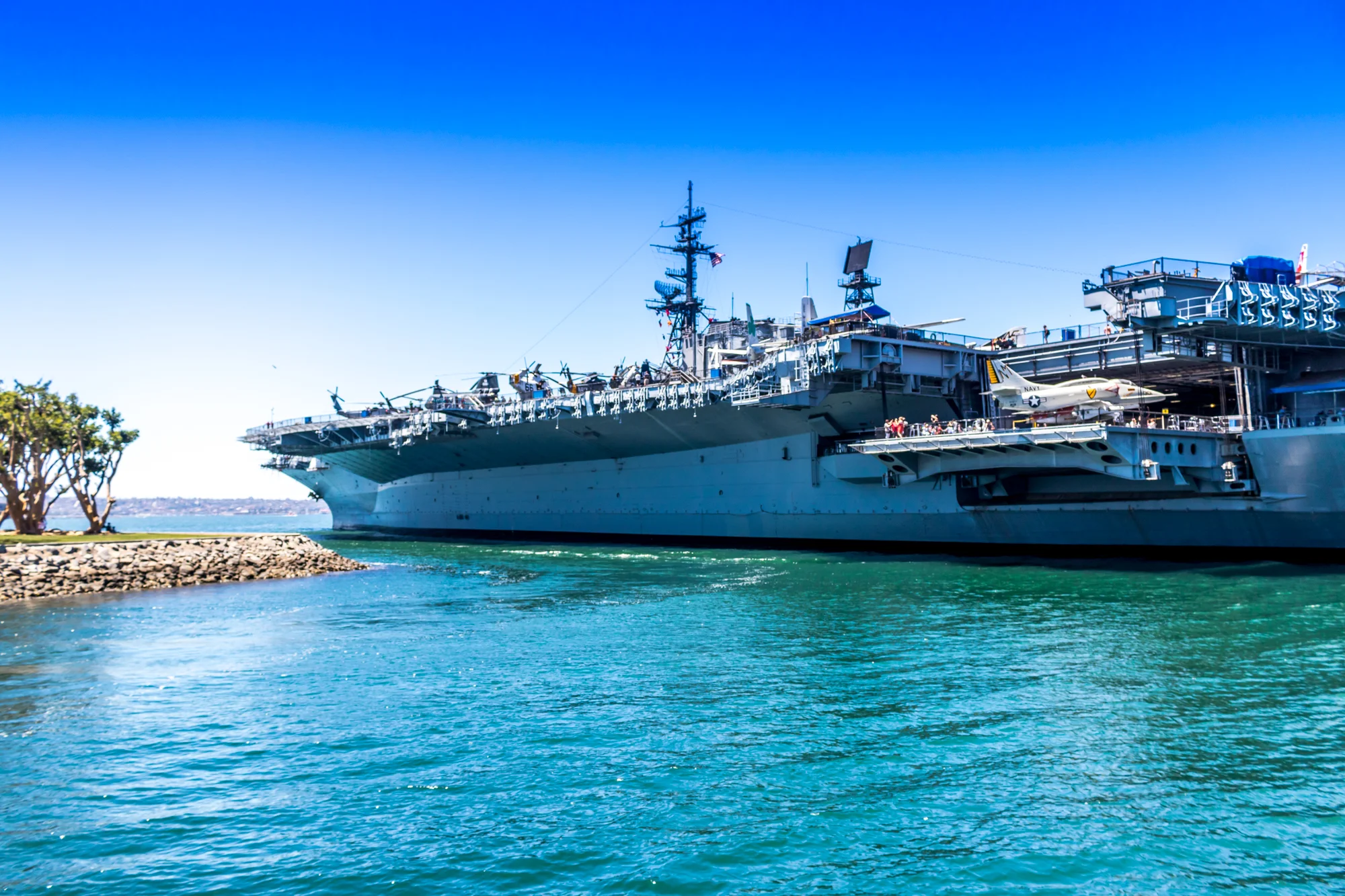 See the USS Midway from the water San Diego Bay
