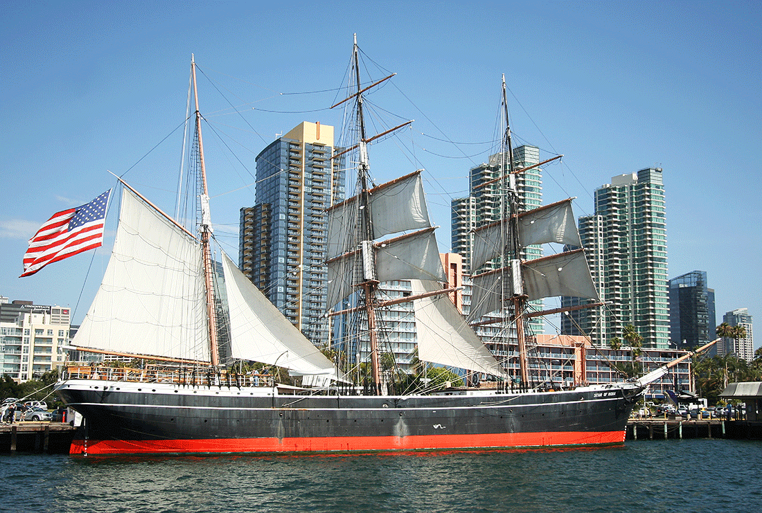  Star of India at the San Diego Maritime Museum 