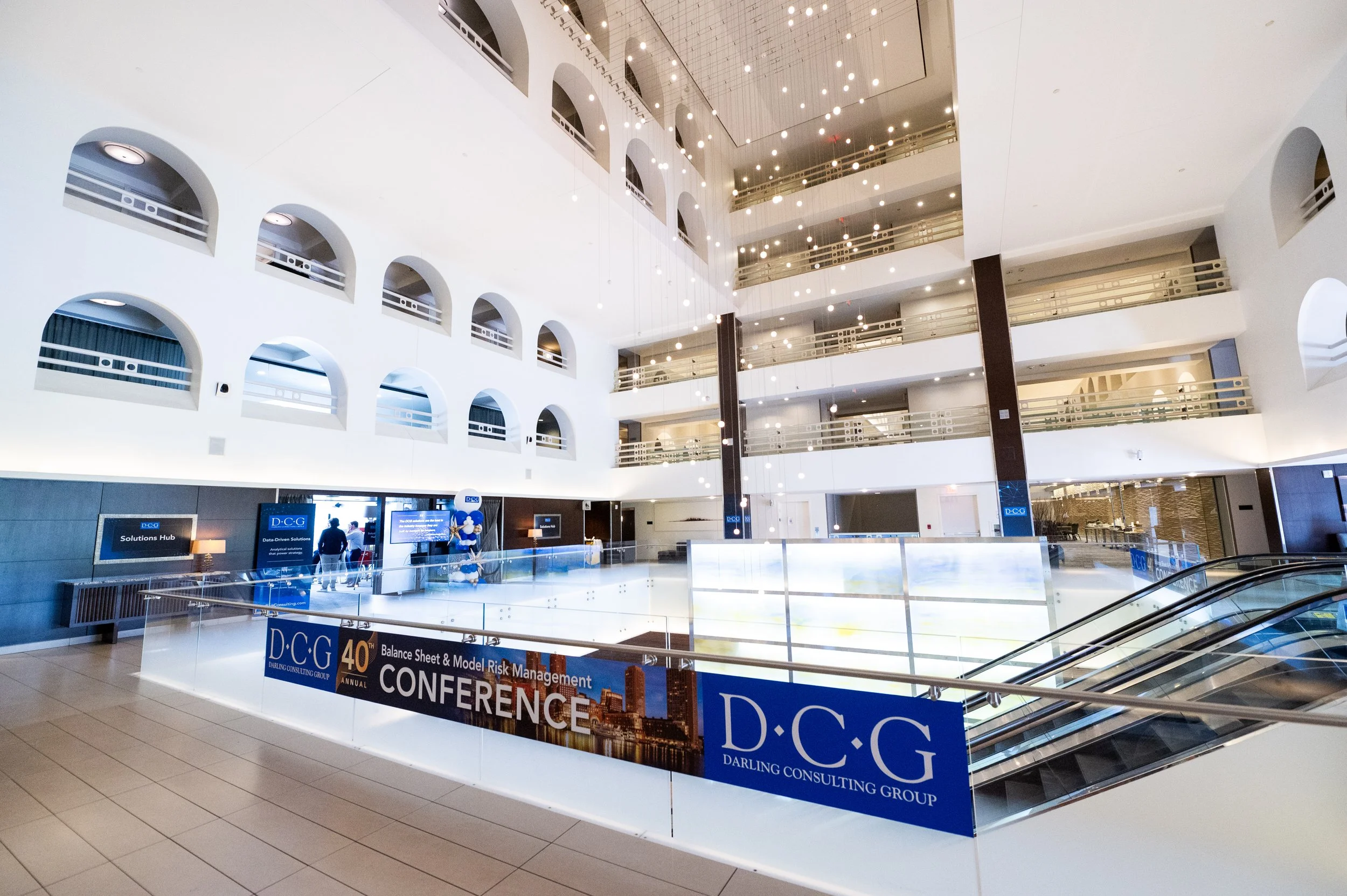 Corporate events, conferences and and professional gatherings.