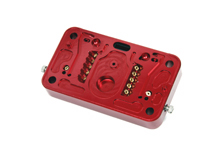 QUICK FUEL Billet Metering Block Kit Red Anodized 4 Emulsion CARBURETOR 34-4