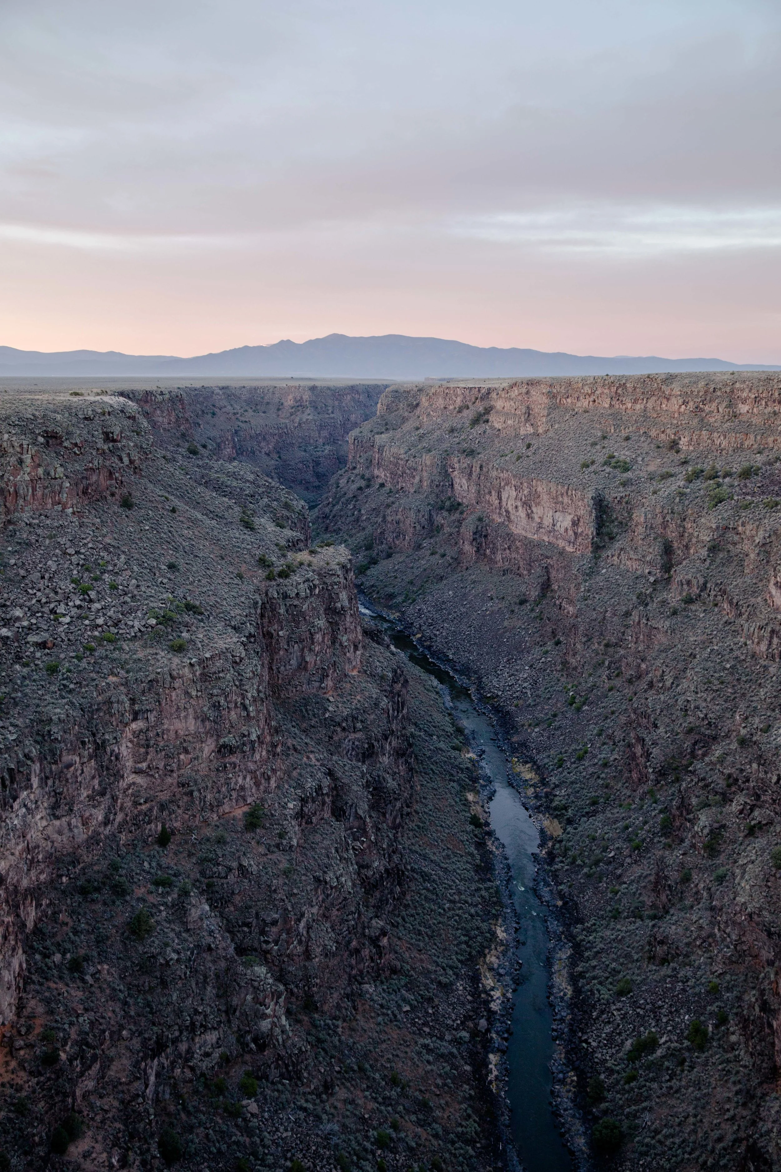 The Rio Grande Gorge, taken from the Gorge Bridge.