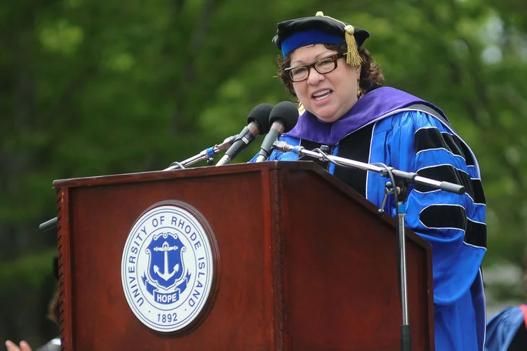 "Cherish Your Mistakes" including "sending an email to the wrong person": Sotomayor