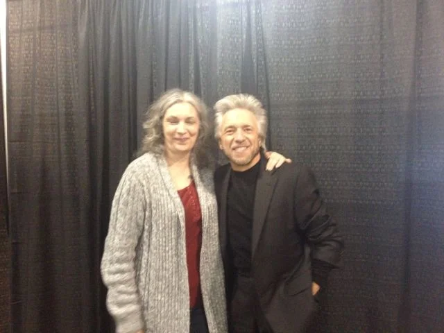 Gotta love those pics where you're talking, laughing and blinking at the same time...! But at least the brilliant and inspirational Gregg Braden looks great, as always!