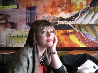 Photos courtesy of Flo Shustack. Here she is with a wig, just as pensive as she is beautiful.