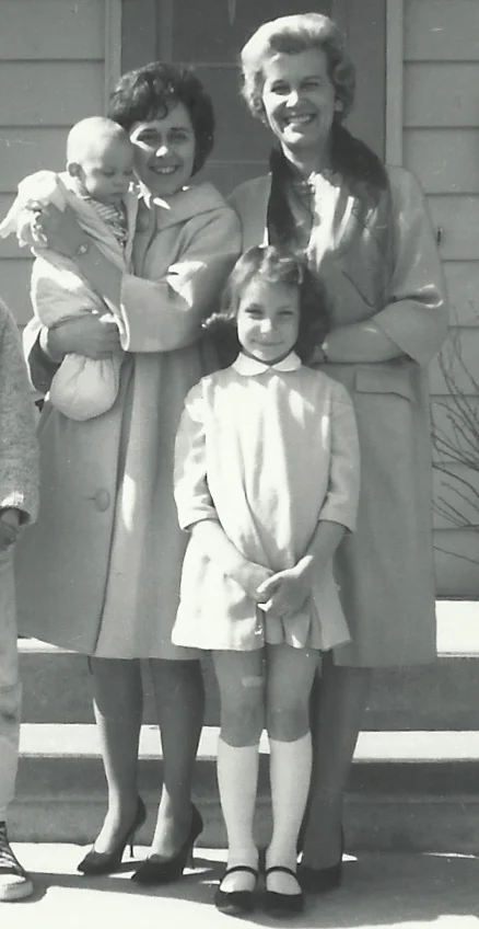 Beautiful Aunt Debbie on the left