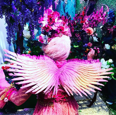 Disney/Bompas & Parr's 'Nutcracker: The Four Realms at Christmas'. Sugar Plum Fairy Wings - Paint, embellishment and maintenance