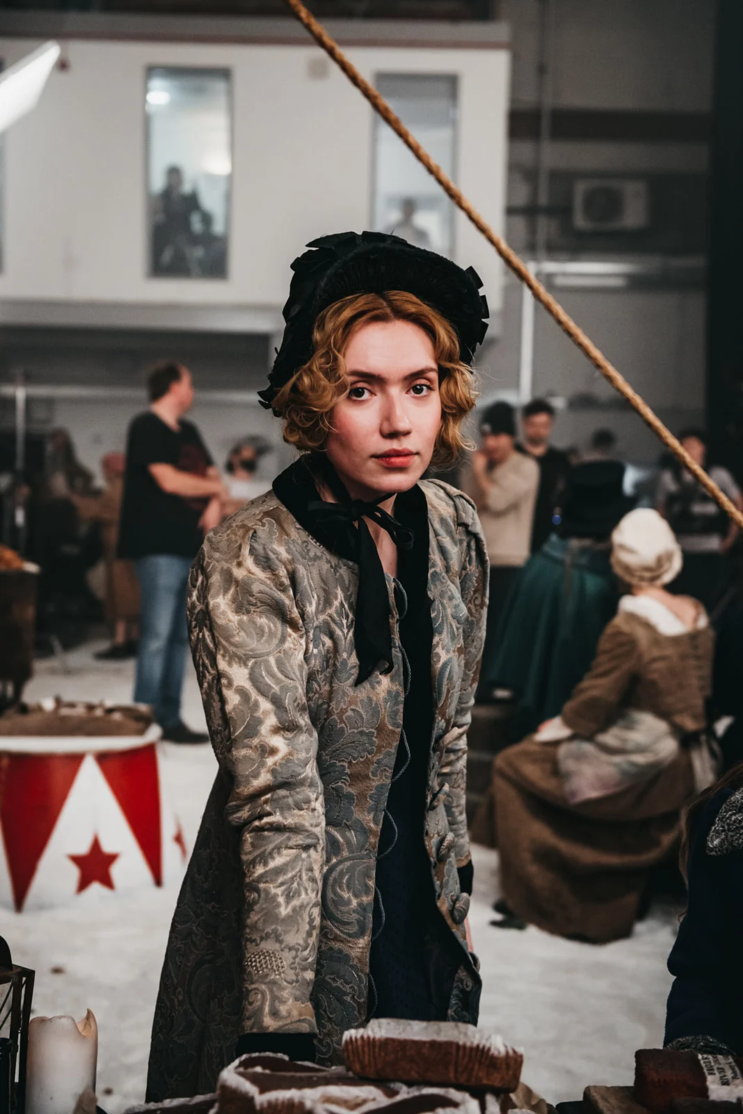 BTS on Julia Fullerton-Batten's 'Frost Fair 1814' pc: Sabrina Dallot-Seguro