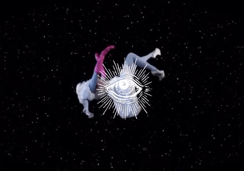 Promotional material for Les Enfant Terribles online immersive show 'The Prism'