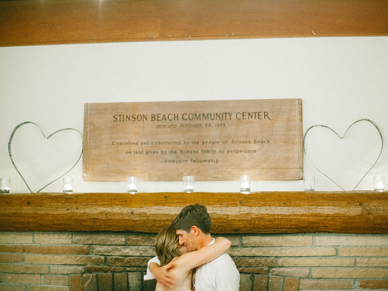 Stinson Beach Community Center Wedding Photographer