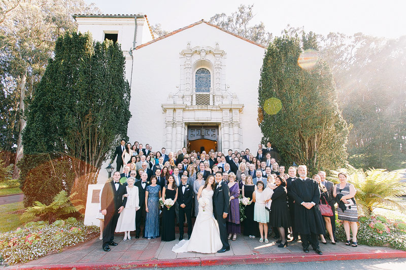 Wedding photos sf Presidio chapel