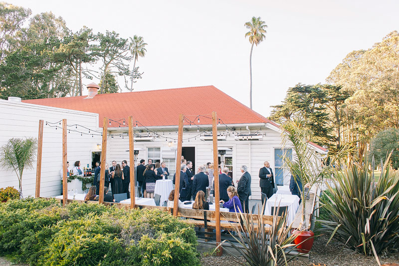 Presidio social club wedding reception