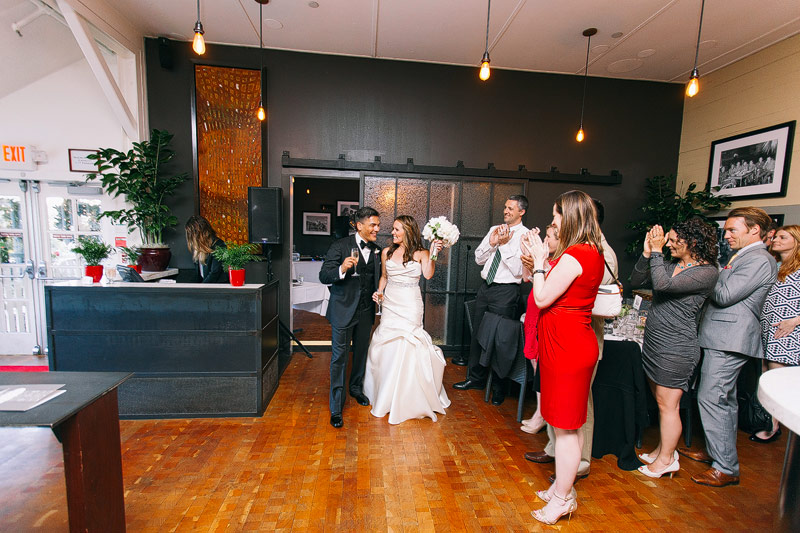 Presidio social club wedding reception photos