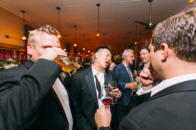 Presidio social club wedding reception photos