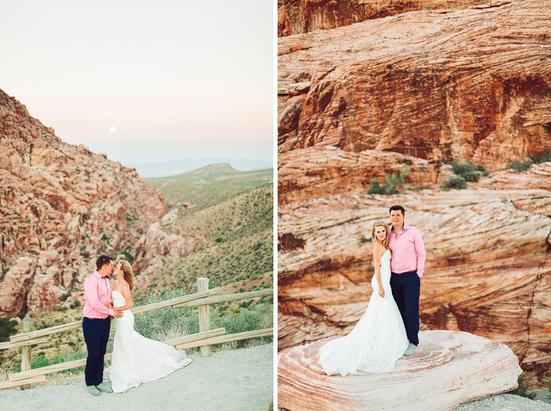 Red Rocks Nevada Wedding Pictures