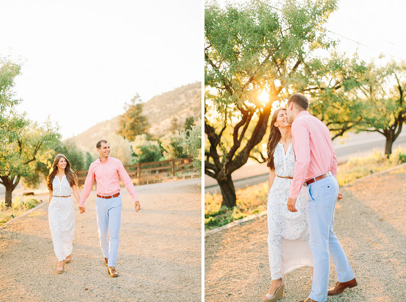Wine Country engagement photos