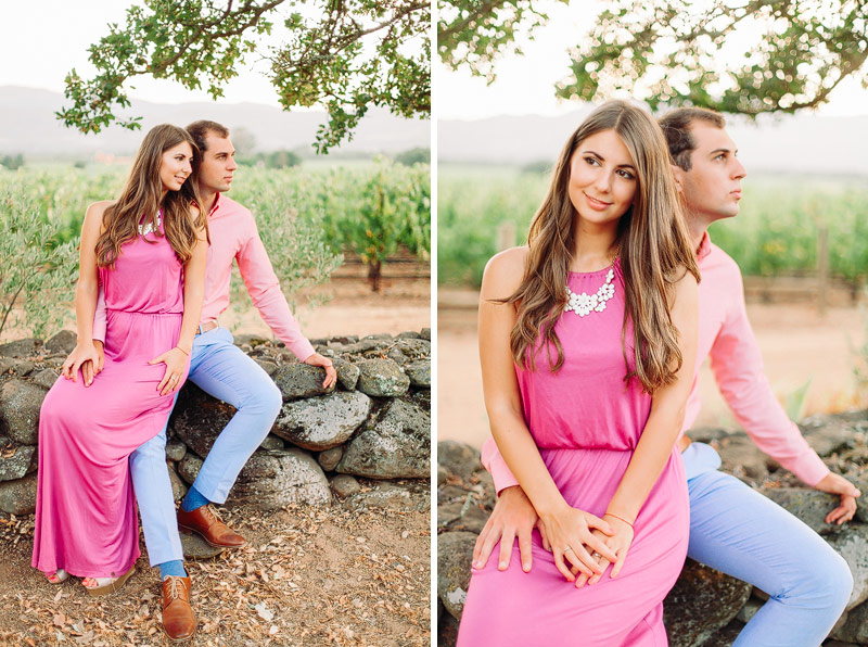 Wine Country engagement photographer